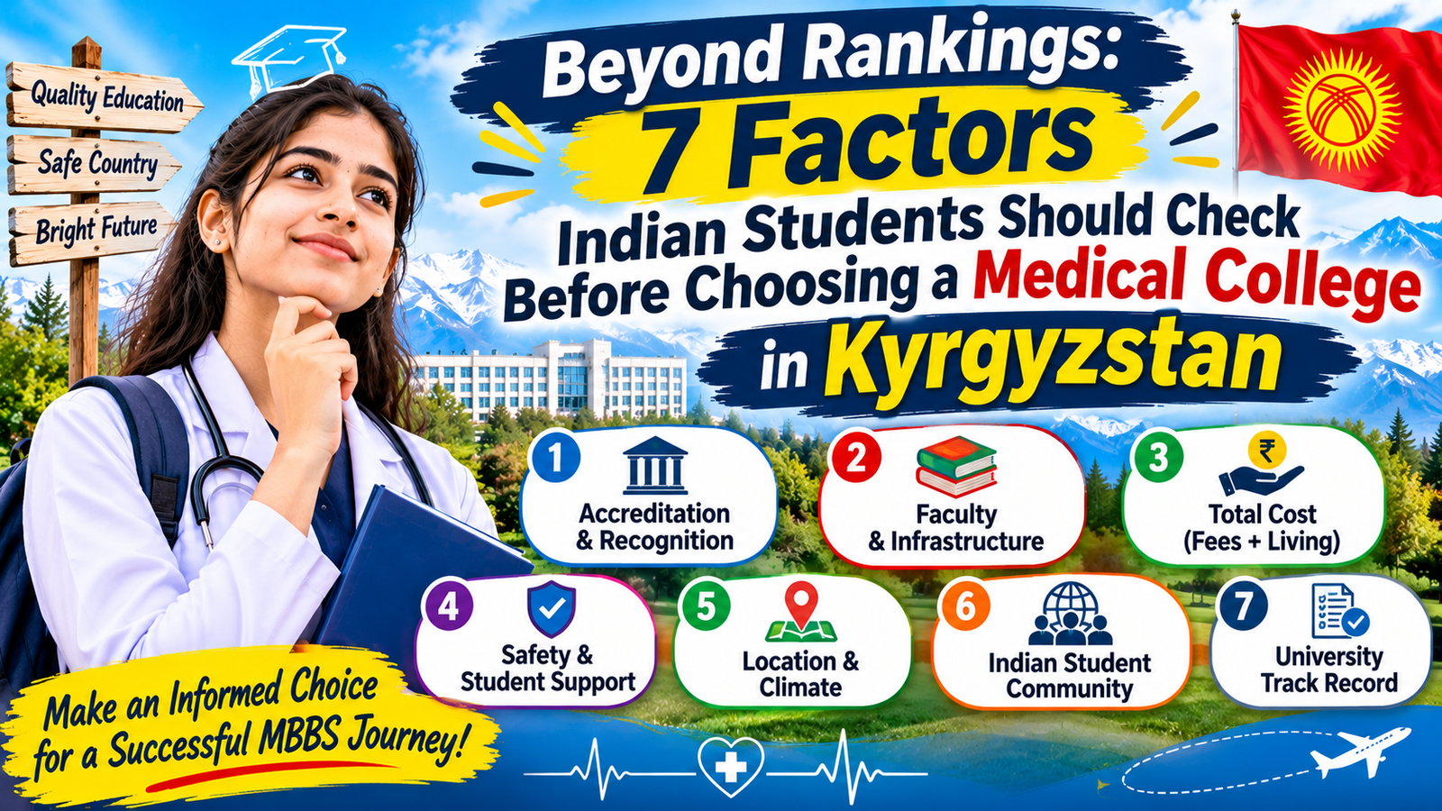 Beyond Rankings: 7 Factors Indian Students Should Check Before Choosing a Medical College in Kyrgyzstan